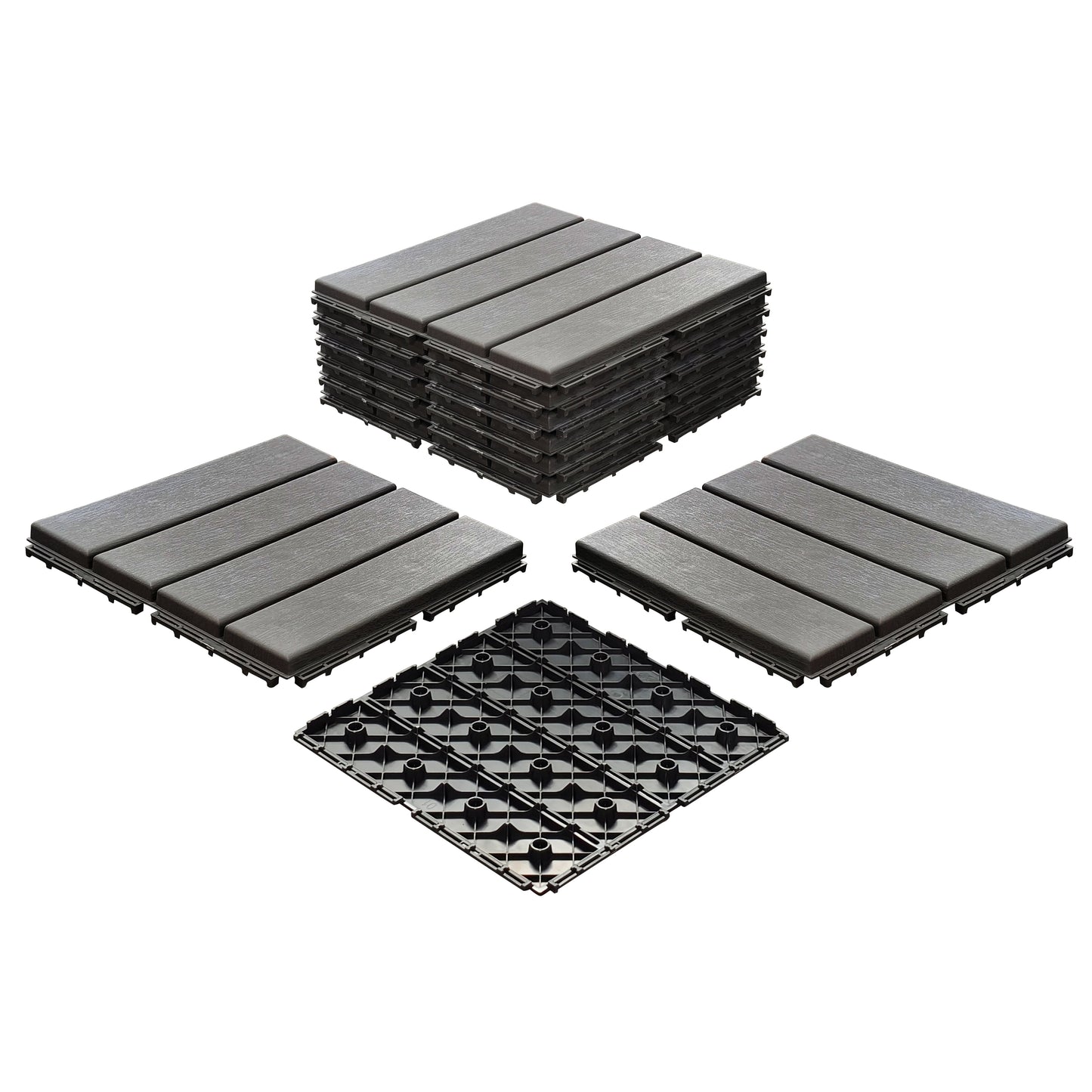 Pack Deck Gris 4x10 3,6mt2